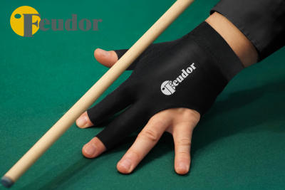 Перчатка-бильярдная Feudor Pro black Left M/L